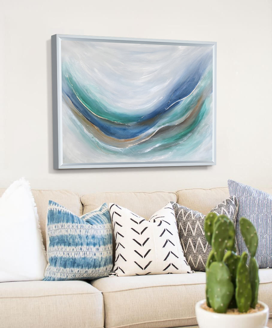 Mer - signé par l'artiste Maryam GSS.